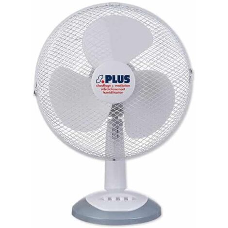 Ventilateur de table avec oscillation SPLUS, 34 cm, 40 W, 3 vitesses - VM 30 BU.2