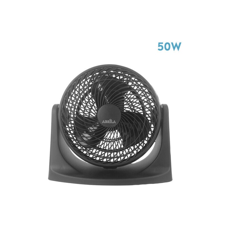 Fabrilamp - akunadecor Ventilateur de table Modèle Balboa Finition noire 50w 3aspas