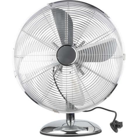 Ventilateur de table Boreas Ø40cm - argent - Voltman