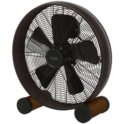 Ventilateur de table BREEZE Floor 50W 3 vitesses D40cm Noir
