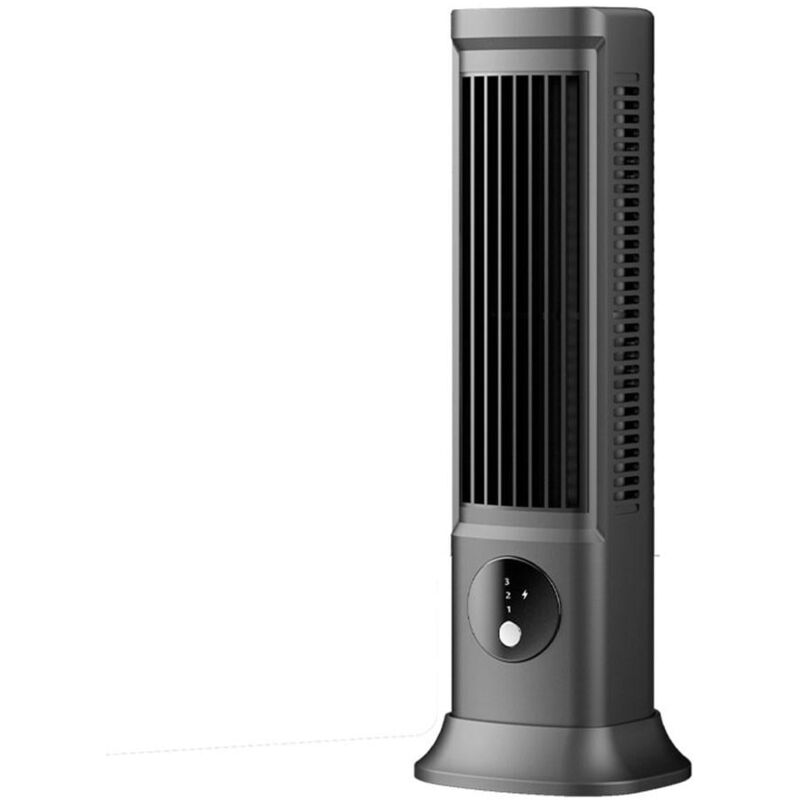 Ventilateur de table E3 Titanium Grey New Style, ventilateur électrique domestique, mini ventilateur tour, ventilateur de table, cadeau d'économie