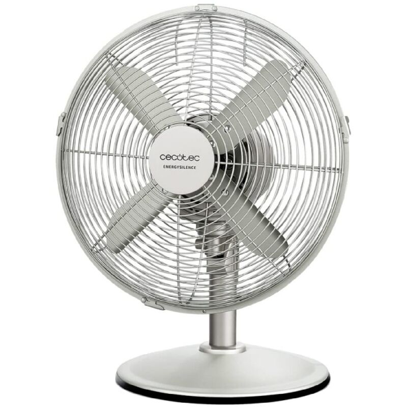 Ventilateur de table CECOTEC EnergySilence 610 SteelDesk 40W 3 vitesses D30cm Gris