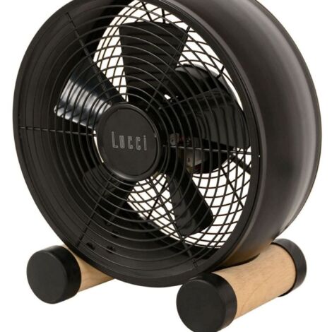 Ventilateur de table LUCCIAIR Breeze A846022 35W D20cm Noir 2 vitesses