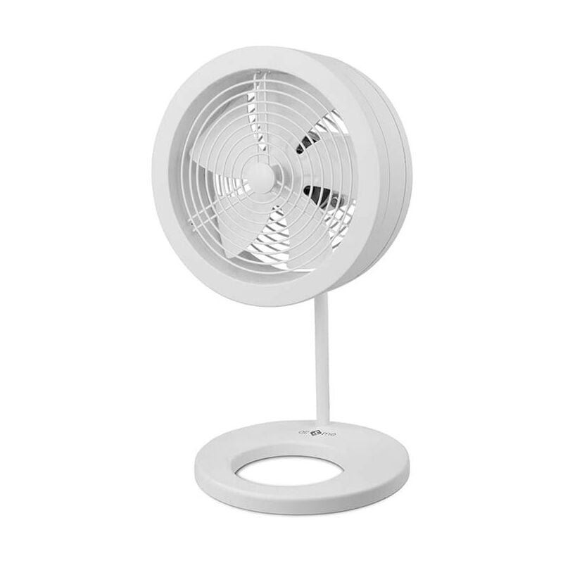 Air&me - Ventilateur de table naos Blanc 32W 3 vitesses D20cm