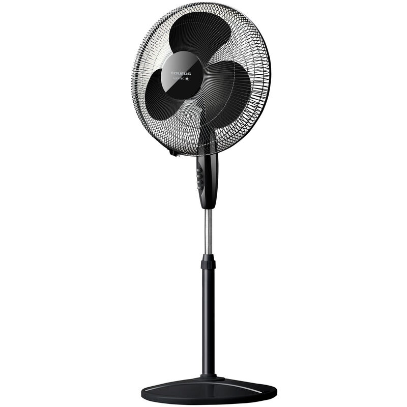 Taurus - Ventilateur sur pied Alpatec Greco 16CR Elegance 40W 3 vitesses D40cm Noir