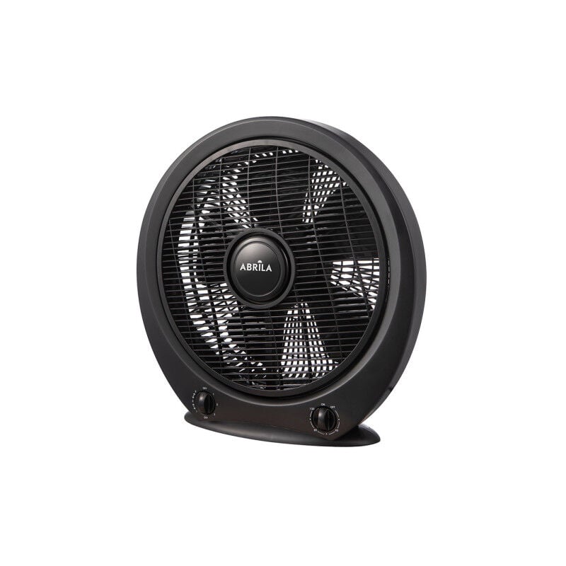 Fabrilamp - Ventilateur de table puma noir 3vel 45w 5asp w/ timer 40x39x12,5cm