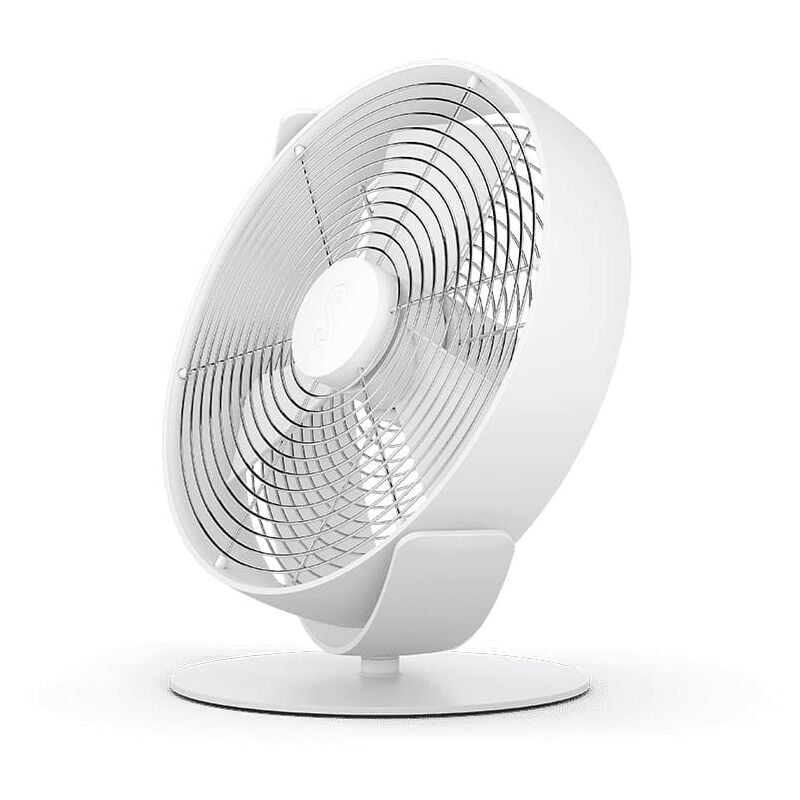 Ventilateur de table tim Blanc StadlerForm, Ventilateur de table ultra silencieux avec un niveau sonore de 25 dB.