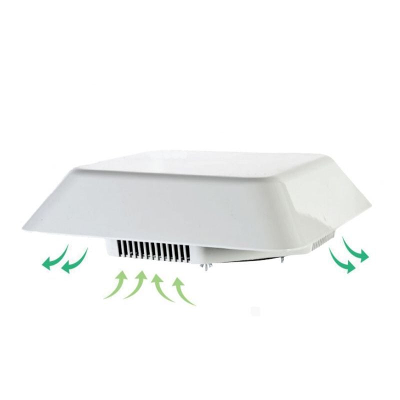 Ventilateur de toit d'armoire 230Vac 172X150X51 - débit d'air 350m3/h - 34W