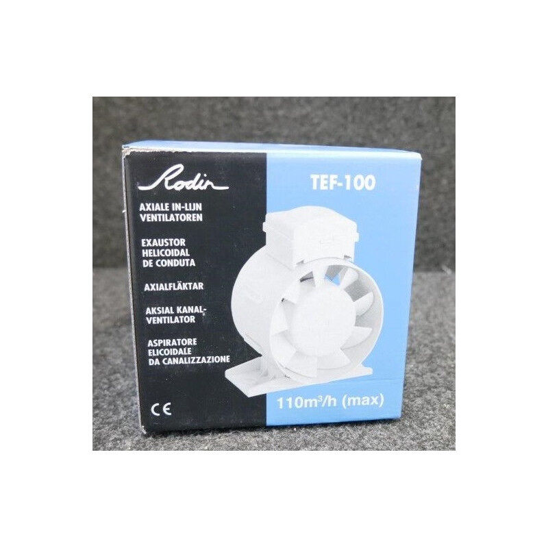 Extracteur ø 100m 110m3/h à incorporer sur un réseau de gaine avec pied modulable s&p