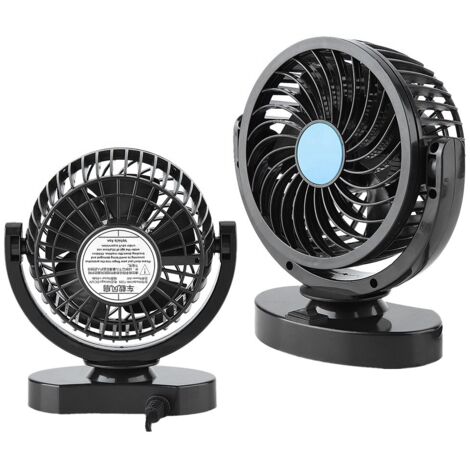 Ventilateur de voiture portable 12V - silencieux et efficace