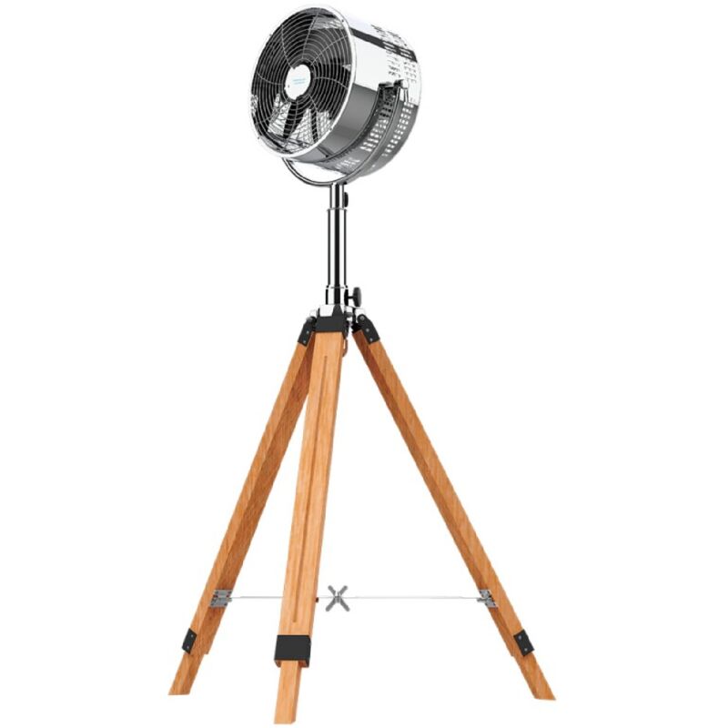 Cecotec - Ventilateur sur pied EnergySilence 1200 Woody 80W 3 vitesses D30cm Orange