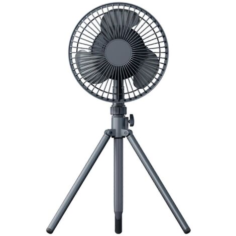 Ventilateur d'extérieur, rafraîchisseur d'air, petit ventilateur de bureau sur trépied, rechargeable 4000 mAh