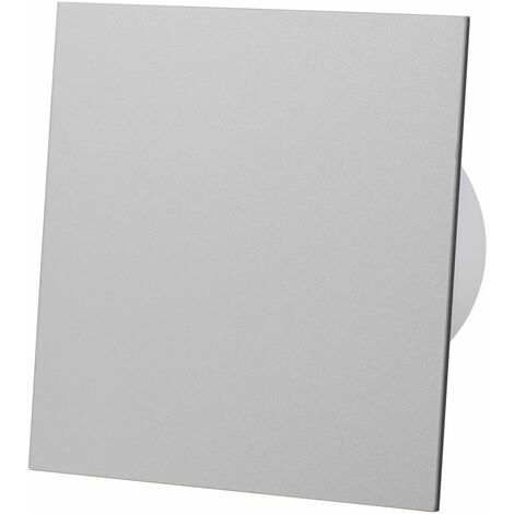Ventilateur d'extracteur de capteur d'humidité de panneau avant de verre acrylique gris 100mm pour la ventilation de plafond de mur