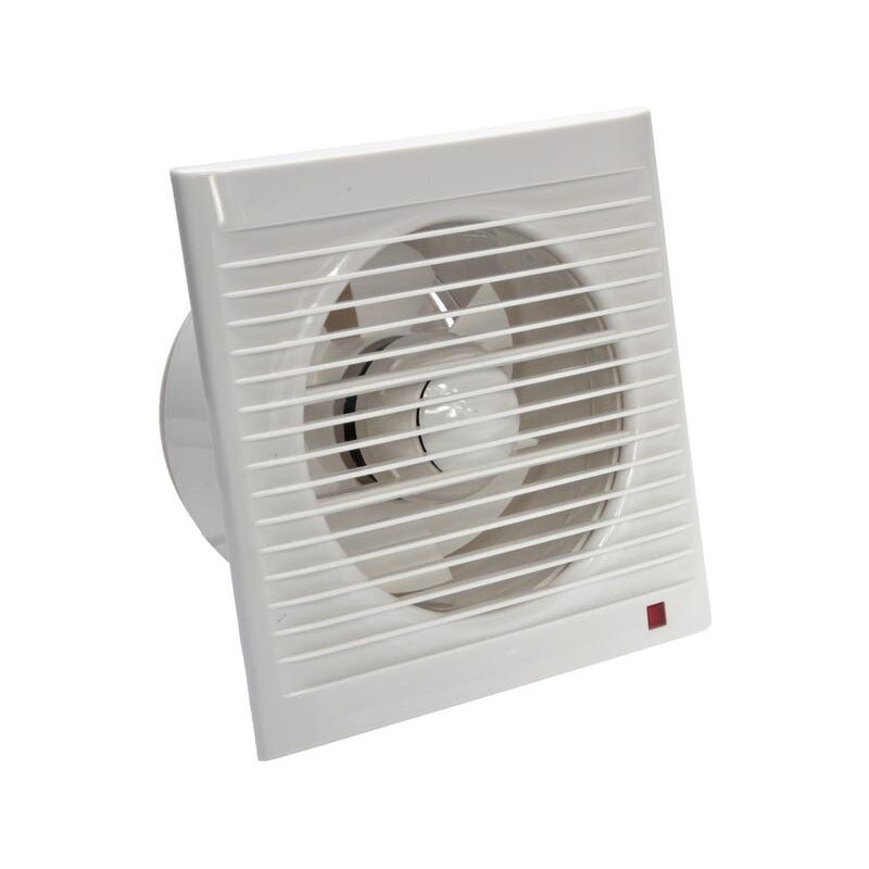 Ventilateur d'extraction 160 mm 15W 140m³/h avec Clapet anti-retour-- pour Salle de Bain,Cuisine,Bureau,WC,Silencieux,