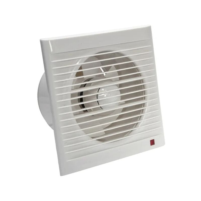 Ventilateur d'extraction 160 mm 15W 140m³/h avec Clapet anti-retour-- pour Salle de Bain,Cuisine,Bureau,WC,Silencieux,