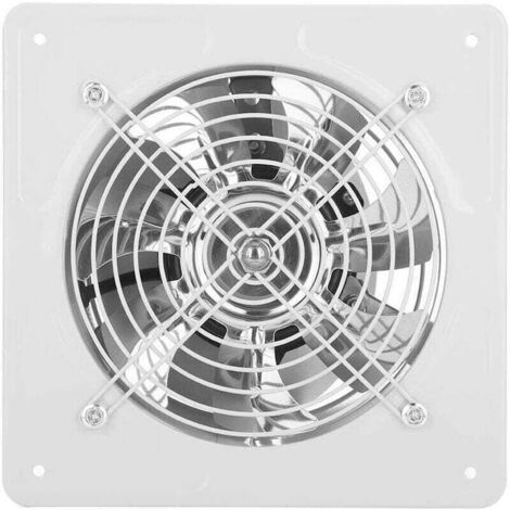 Ventilateur d'Extraction 6 Pouce Extracteur d'Air Ventilation Murale Silent pour Salle de Bain Garage Cuisine 40W 220 V Ventilo 1100m3 / H Débit d'Air et 50 60 dBA