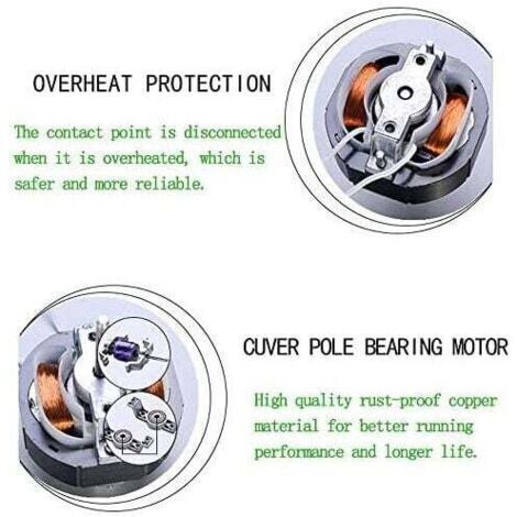 Ventilateur d'extraction d'air silencieux, diamètre 100 mm, 12 W, 130 m³/h, ventilateur de conduit à économie d'énergie, adapté aux salles de bains, serres et tentes.