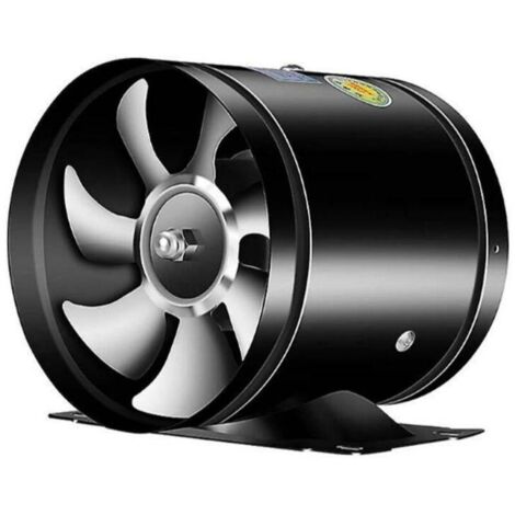 Ventilateur d'extraction de conduit, ventilateur de ventilation de conduit en métal, mini ventilateur d'extraction, salle de bains, toilettes, ventilateur mural, ventilateur de conduit, 4 pou