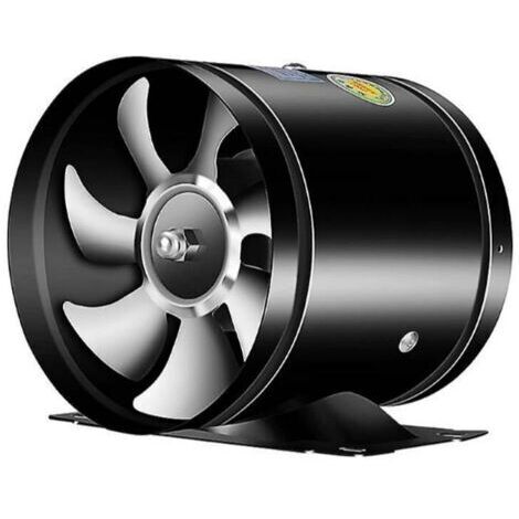 Ventilateur d'extraction de conduit, ventilateur de ventilation de conduit en métal, mini ventilateur d'extraction, salle de bains, toilettes, ventilateur mural, ventilateur de conduit, 4 pou
