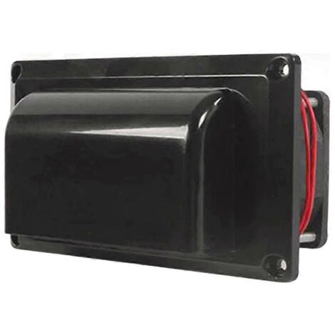 Ventilateur d'extraction latéral pour caravane, kit d'aération noir - A