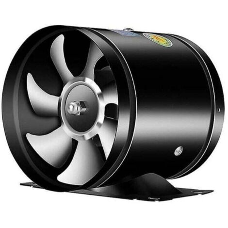 Ventilateur d'Extraction Métallique 10 Pouces Pour Salle de Bains Toilettes Conduit Ventilation Murale Mini