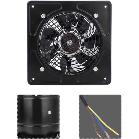 Ventilateur d'extraction pour ventilation de refroidissement Ingénierie d'échappement Faible bruit Maison Salle de bains Cuisine Garage Ventilation