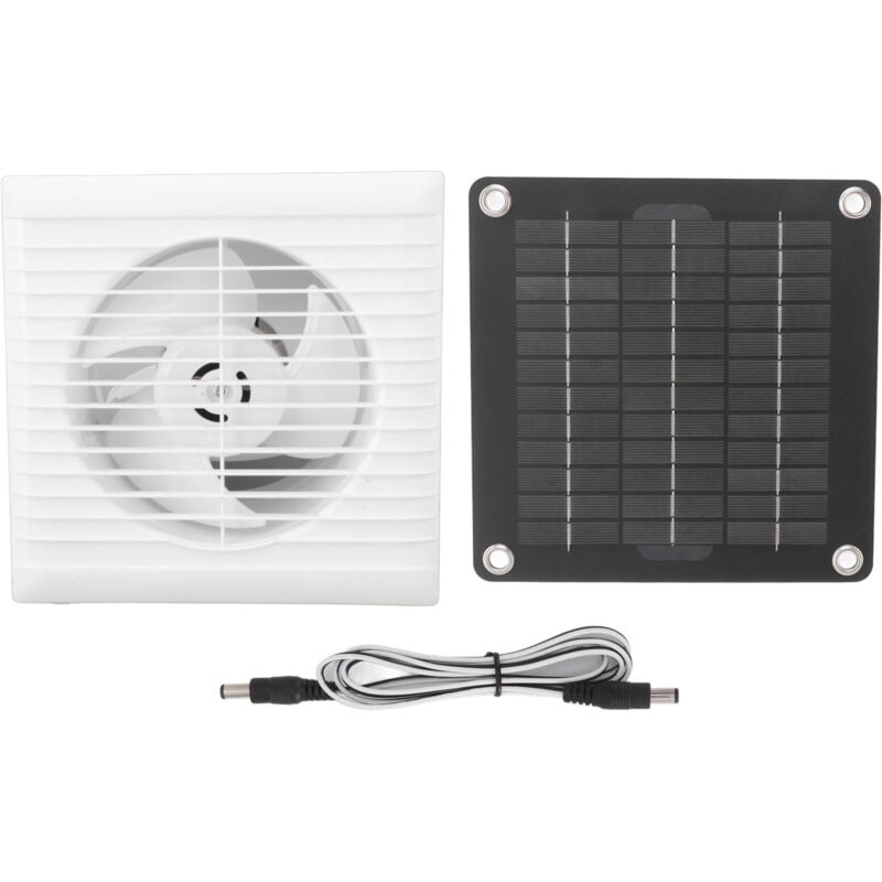 Ventilateur d'extraction solaire IP67 étanche 6 pouces sûr 10W 12V ventilateur de panneau solaire pour poulailler hangar maison pour animaux de