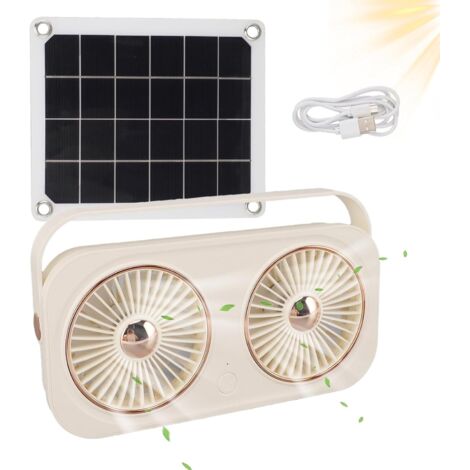 Ventilateur d'Extraction Solaire pour Abri - Ventilateur Solaire 20W Pour