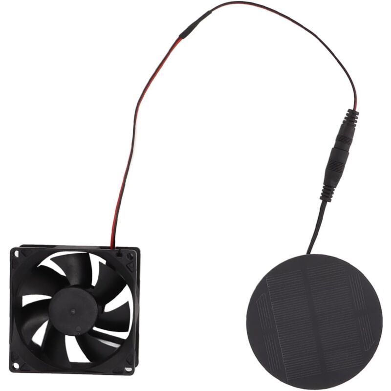 Ventilateur d'extraction Solaire, Ventilateur à Panneau Solaire à économie d'énergie, Mini Ventilateur à Faible Bruit, Ventilation et