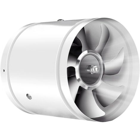 Ventilateur d'extraction unidirectionnel, mini ventilateur d'extraction, diamètre 90 mm, longueur 73 mm, blanc