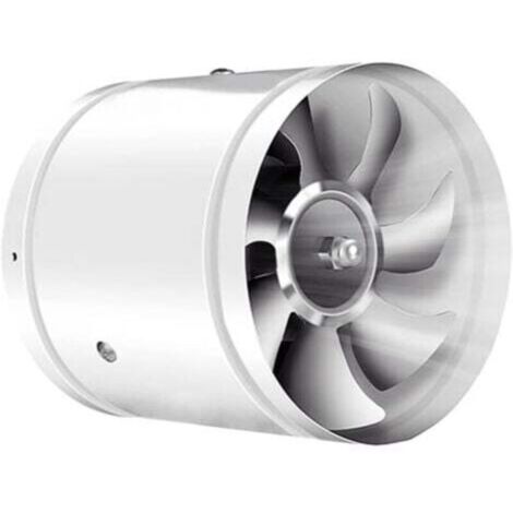 Ventilateur d'extraction unidirectionnel, mini ventilateur d'extraction, diamètre 95 mm, longueur 73 mm, blanc