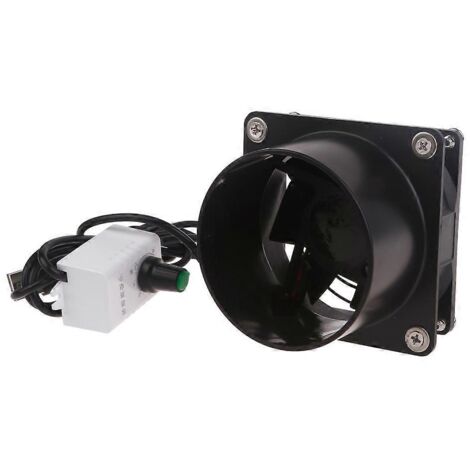 Ventilateur d'extraction USB pour conduit d'aération, souffleur d'air, extracteur de fenêtre, toilettes, cuisine - Ventilateur simple