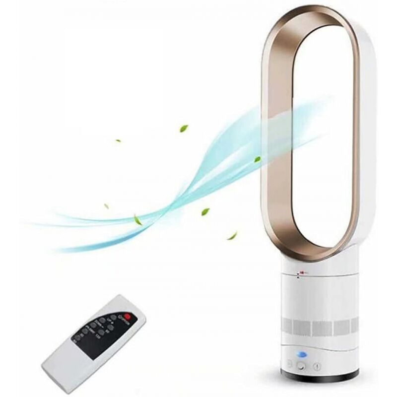 Ventilateur électrique sans pales Air frais 16 pouces ventilateur de tour de sécurité pour enfants refroidisseur d'air de bureau à domicile avec