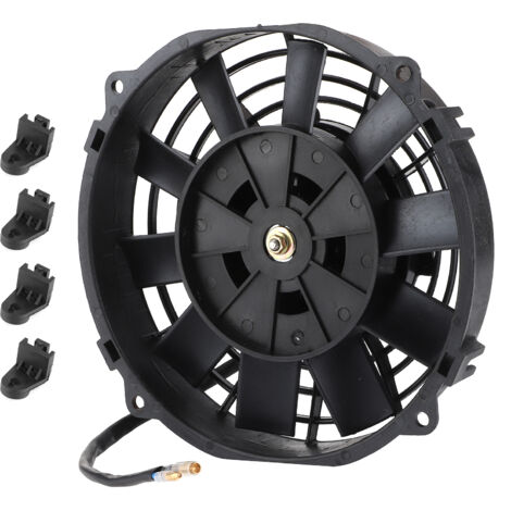 Ventilateur électrique universel 8 pouces pour radiateur climatisation automatique 10 pales 12 V 80 W 2250 tr/min