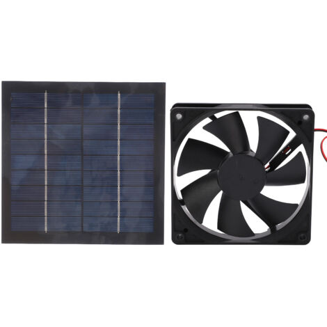 Ventilateur Extérieur Solaire 20W IP65, Haute Performance Écologique pour Ventilation Efficace