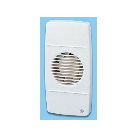 SOLER ET PALAU Ventilateur de salle de bain Axial Rectangulaire Avec Timer 80M3/H Blanc Edm 80 Lr S&P