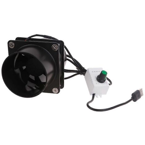 Ventilateur extracteur de fumées compact et portable avec conduit et tuyau de ventilation - Ventilateur simple
