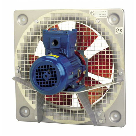 Ventilateur hélicoïde mural ATEX IIBT5, 3140 m3/h, tri 230/400V, D 400 mm S&P (UNELVENT) 104005