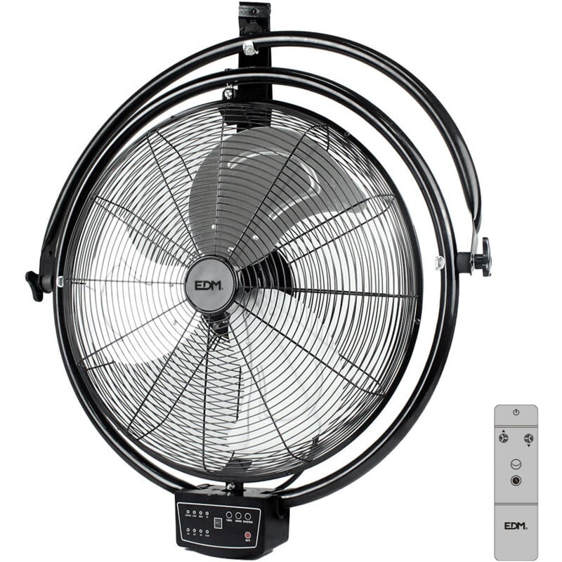 EDM - Ventilateur mural de Wall 33520 Black 120 w industrial Ceiling
