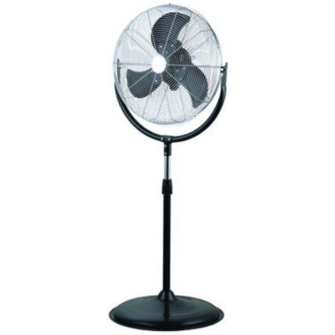 Ventilateur industriel 60cm 180W avec support, 151 cm