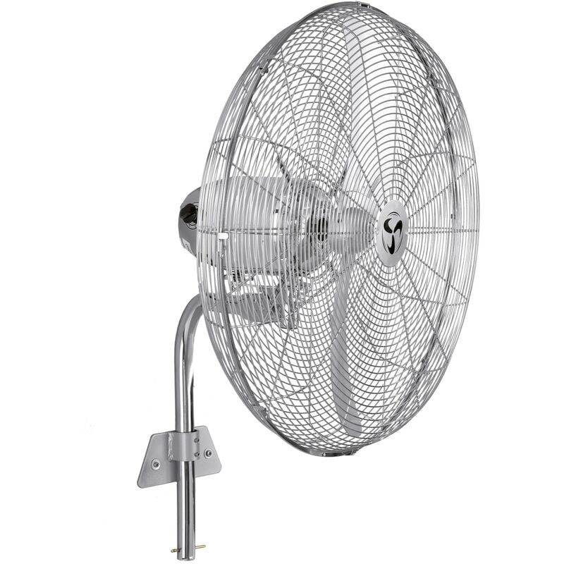 Casafan - Ventilateur sur pied 207512 WM2 wall 123W 3 vitesses D65cm Argent Gris