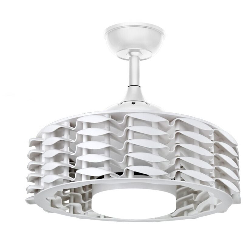 Cristalrecord - Ventilateur led dc Alun Blanc 24W