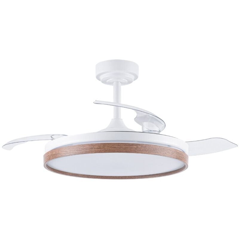 Cristalrecord - Ventilateur led à pales repliables Panam Cherry 72W 7920Lm cct