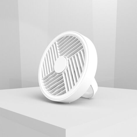 Ventilateur Led Splash Portable, Rechargeable Et éclairé - Cristalrecord
