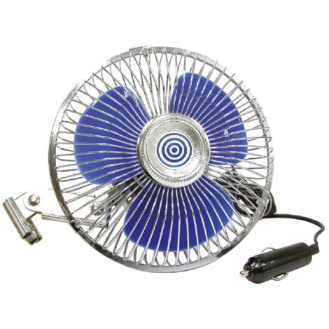 VENTILATEUR METAL PIVOTANT 24V Ø15.3CM
