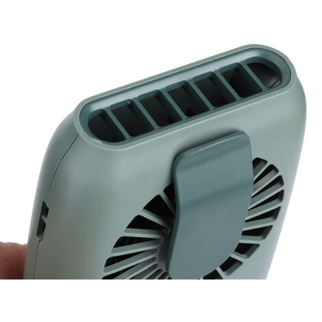 Ventilateur Mini USB 5V Portable - Suspendu, Élastique Poignet et Bureau - ABS 243g
