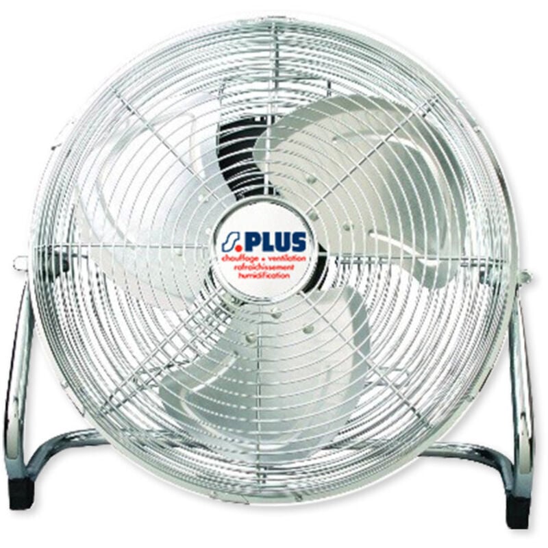 Finish - Ventilateur sur pied s plus Mobile 55W 3 vitesses D30cm Chromé