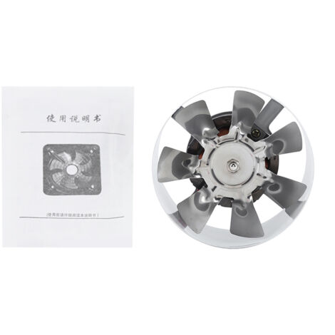 Ventilateur mural 25W 220V silencieux pour salle de bain, cuisine ou garage - Ventilation d'air efficace