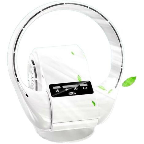 Ventilateur mural avec télécommande 2 en 1, sans pales, de table ou mural