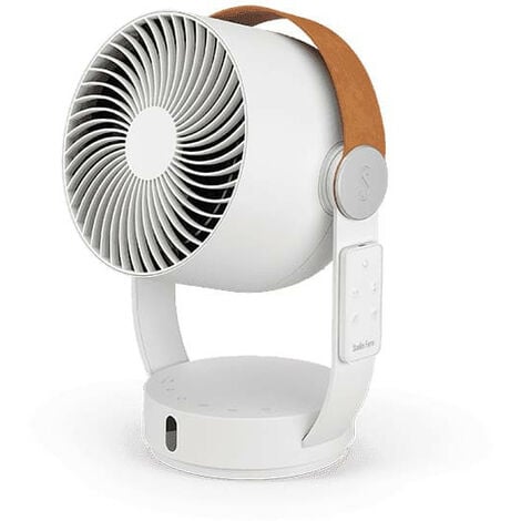 Ventilateur de table blanc 30cm oscillant 45W H500mm FRANELEC VDT-30BO